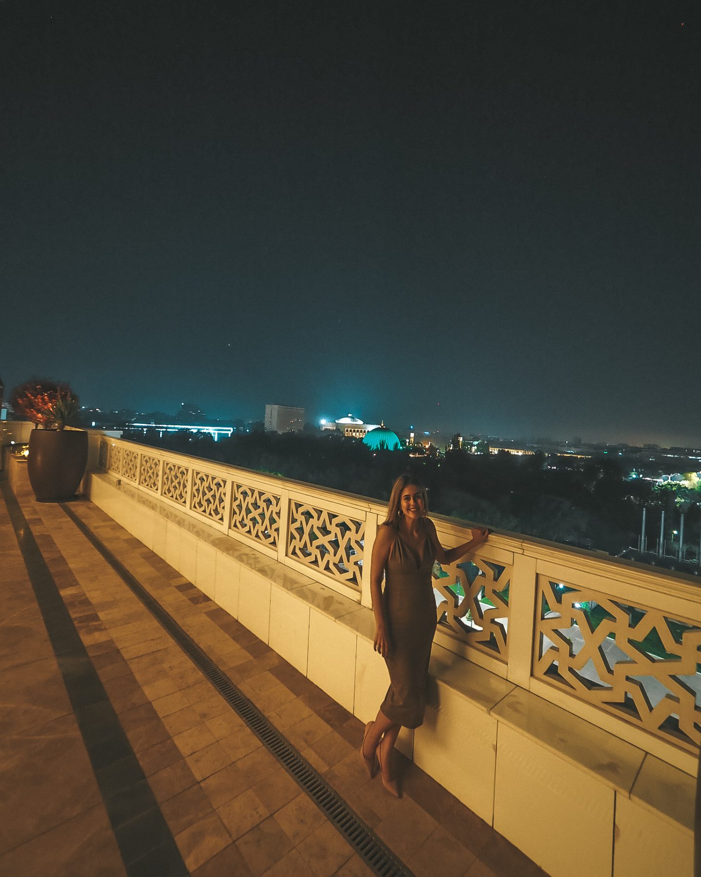 The Rooftop of the Hyatt Regency Tashkent