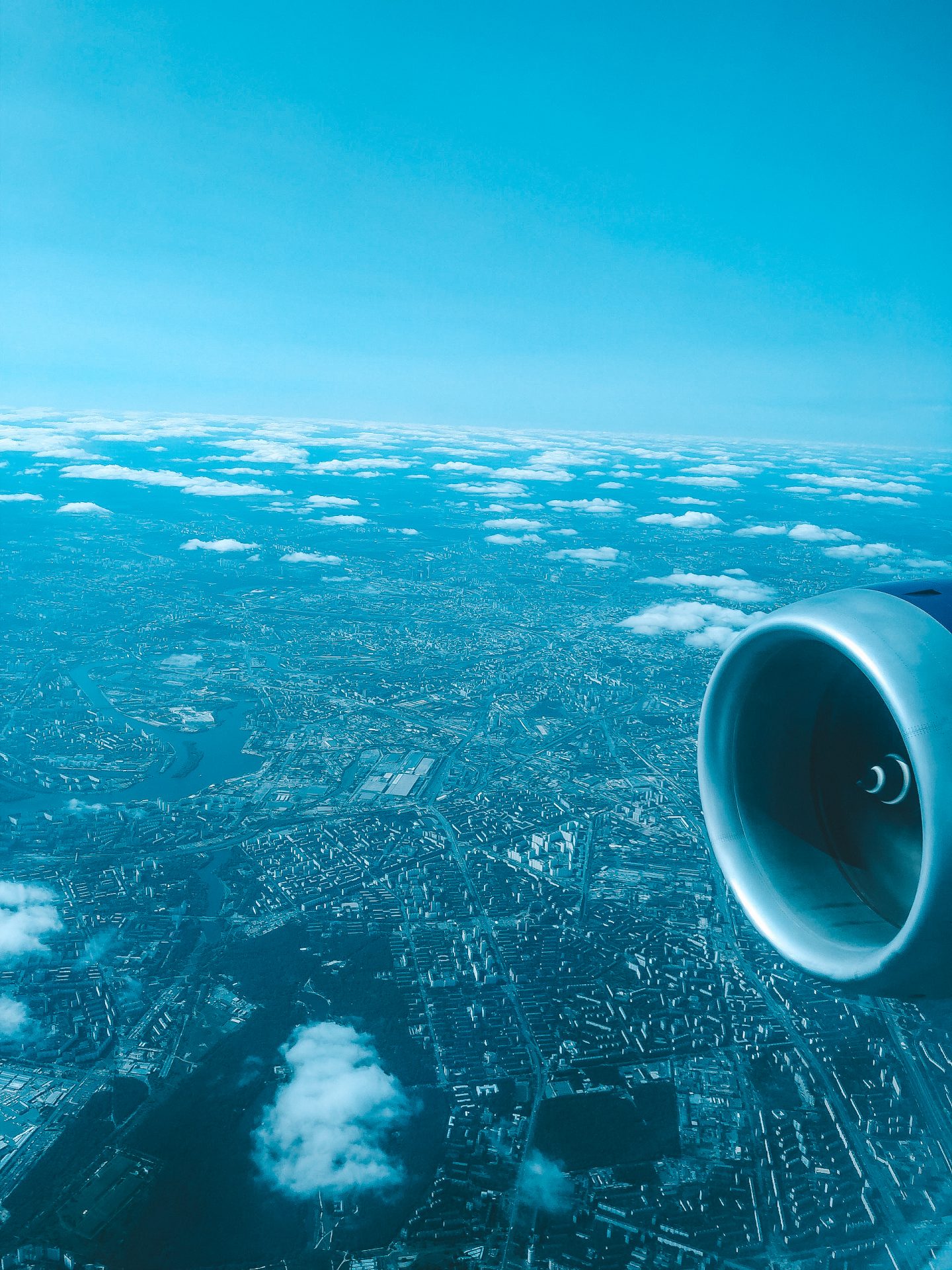 A Window Shot from A Plane