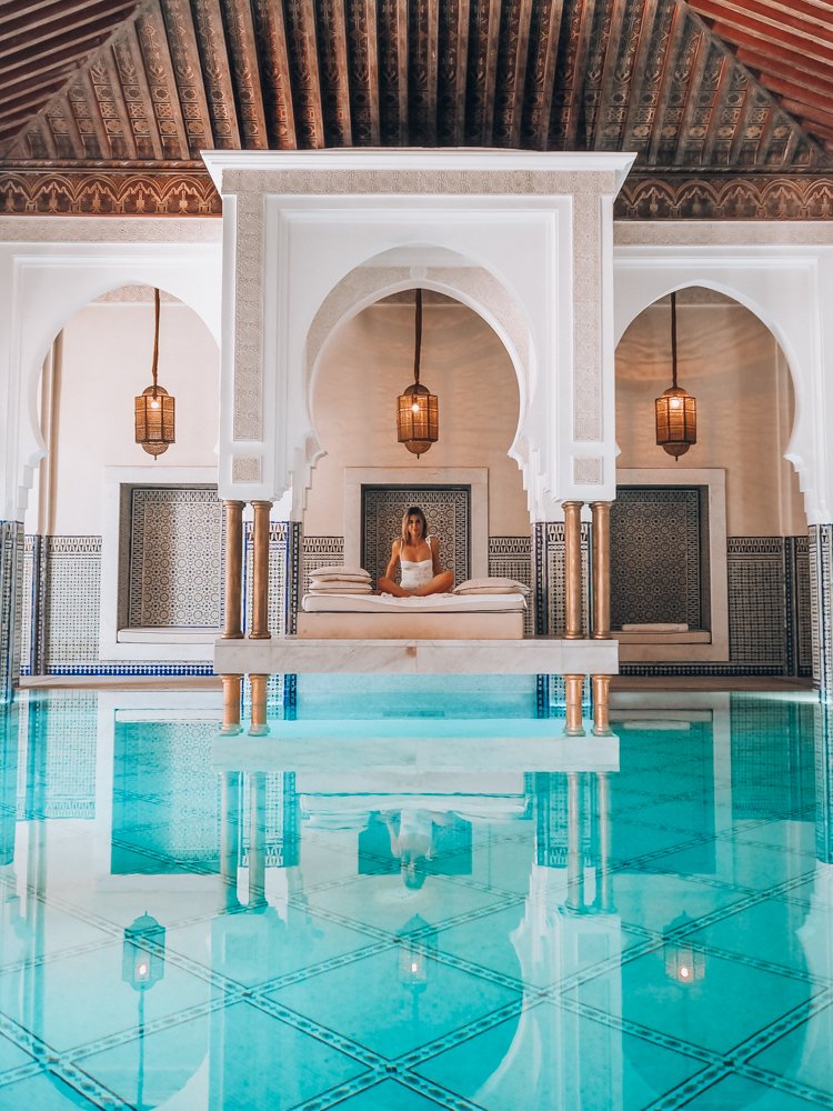 Poolside at La Mamounia 