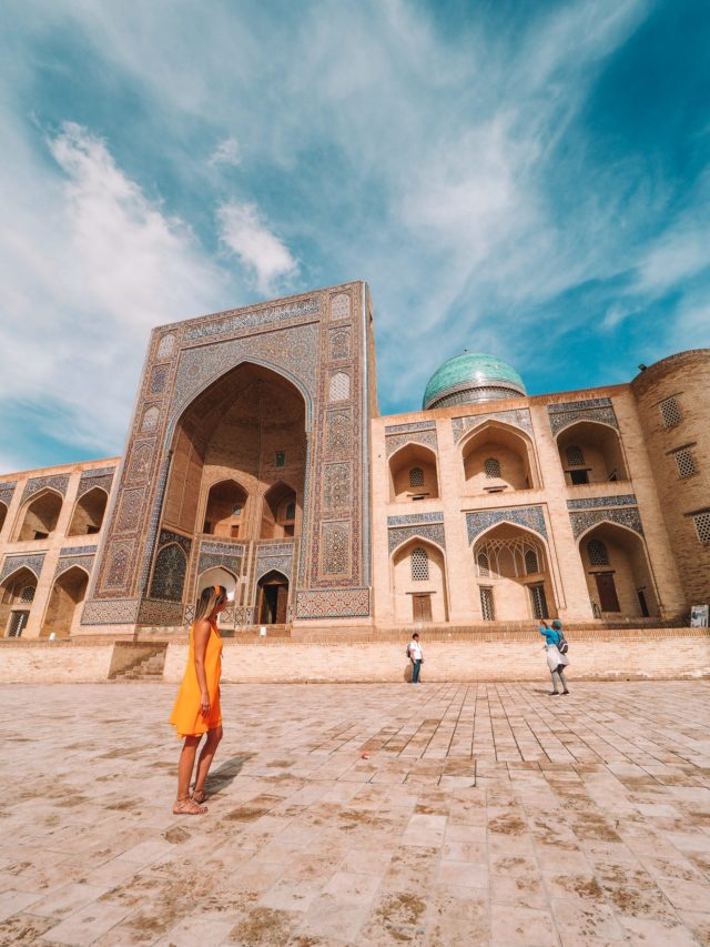 Woman in Bukhara, Uzbekistan.