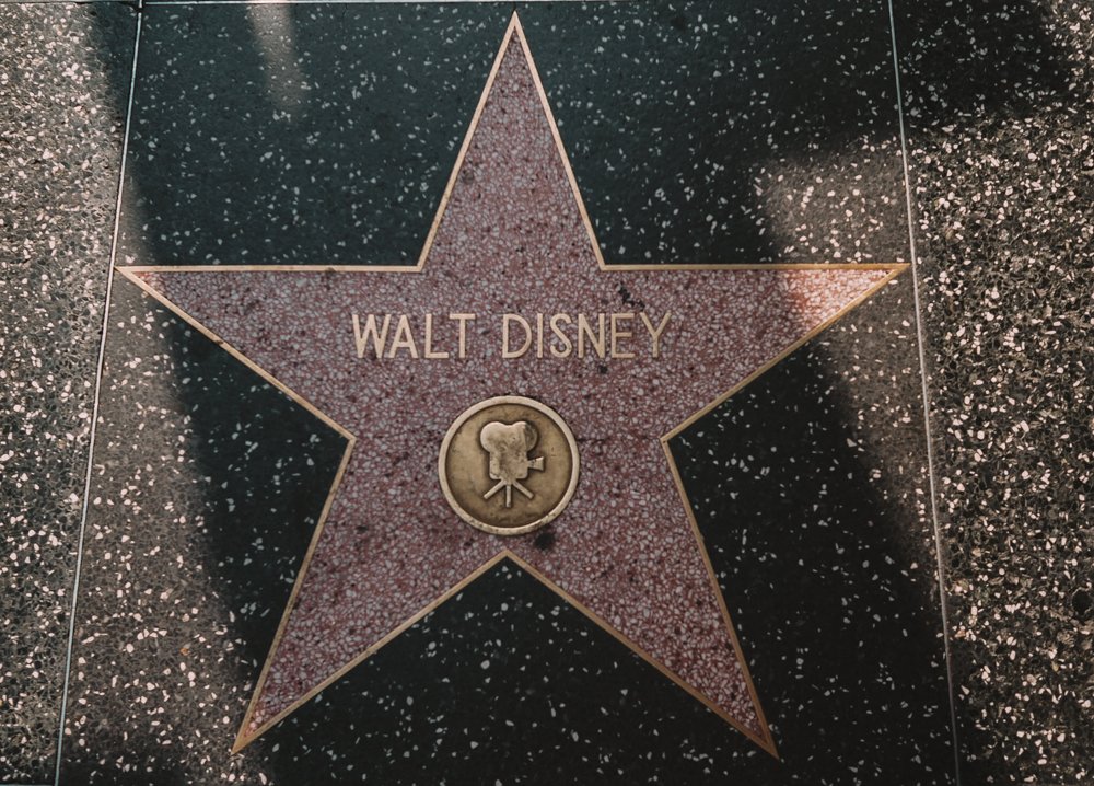 The Walt Disney Star on the Hollywood Walk of Fame