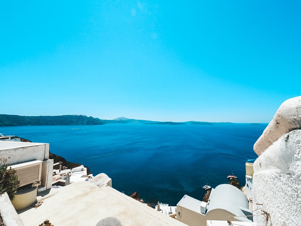 Seaview of Oia Santorini