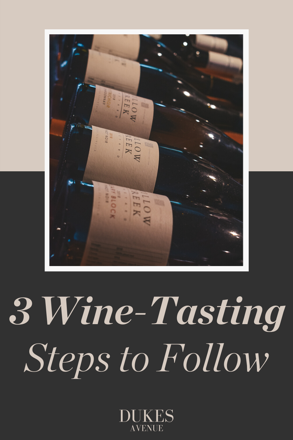 Wine Tasting Steps