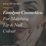 Emolyne: Matching Lipstick and Nail Polish