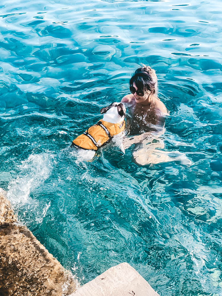 Swimming at the Art Cavalieri Hotel, Malta