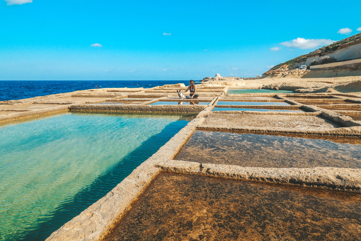 Xwejni Salt Pans in Gozo