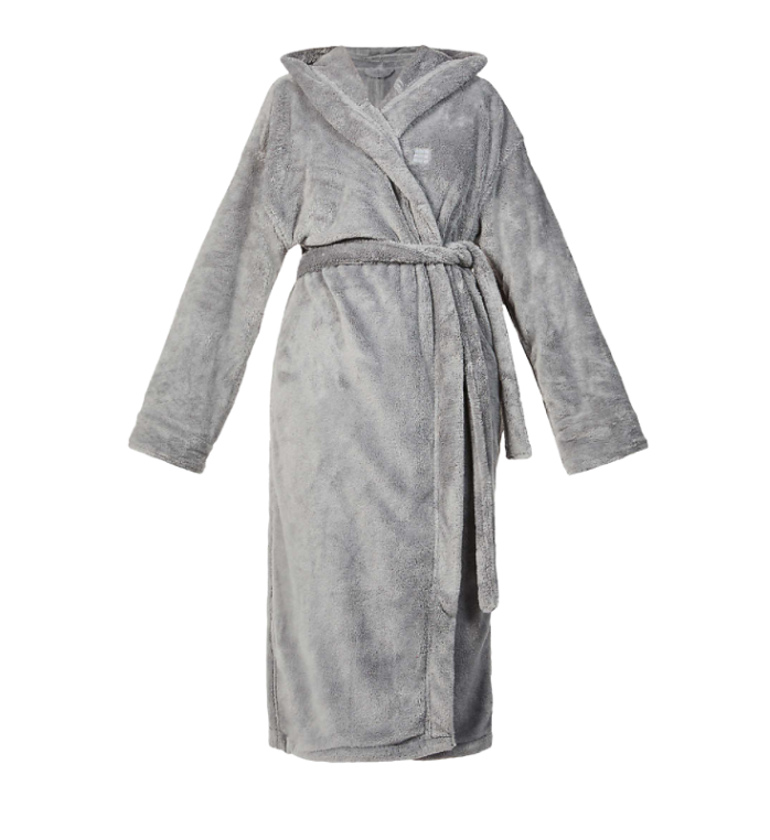 Soho Home Luxury Grey Dressing Gown