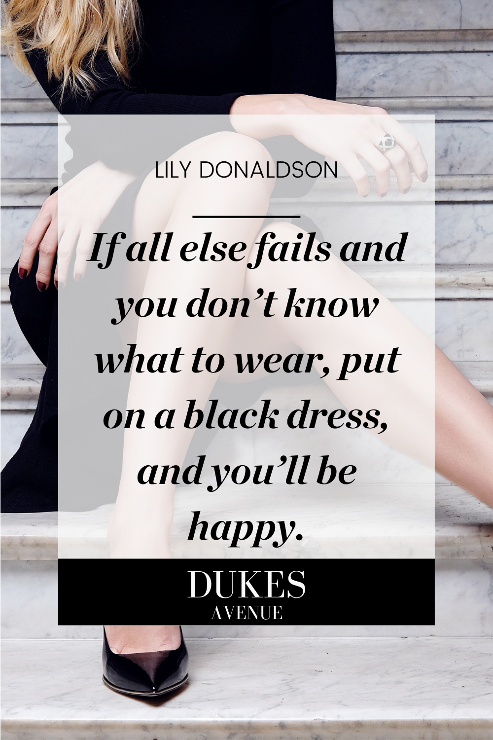 Quotes On Black Dress For Girl - Fran Paloma