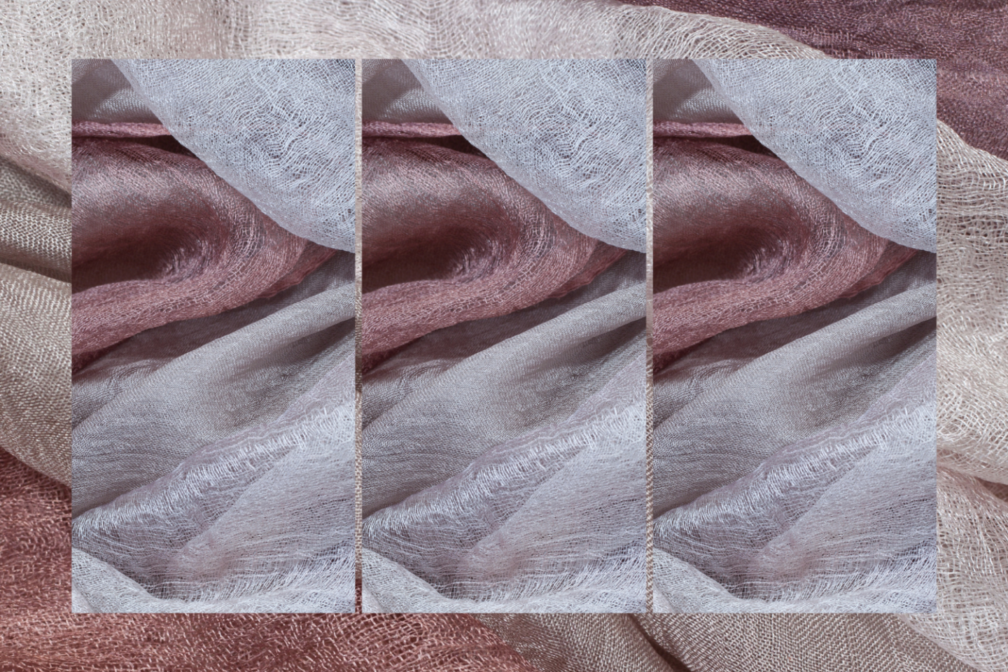 Fine natural monochrome silk