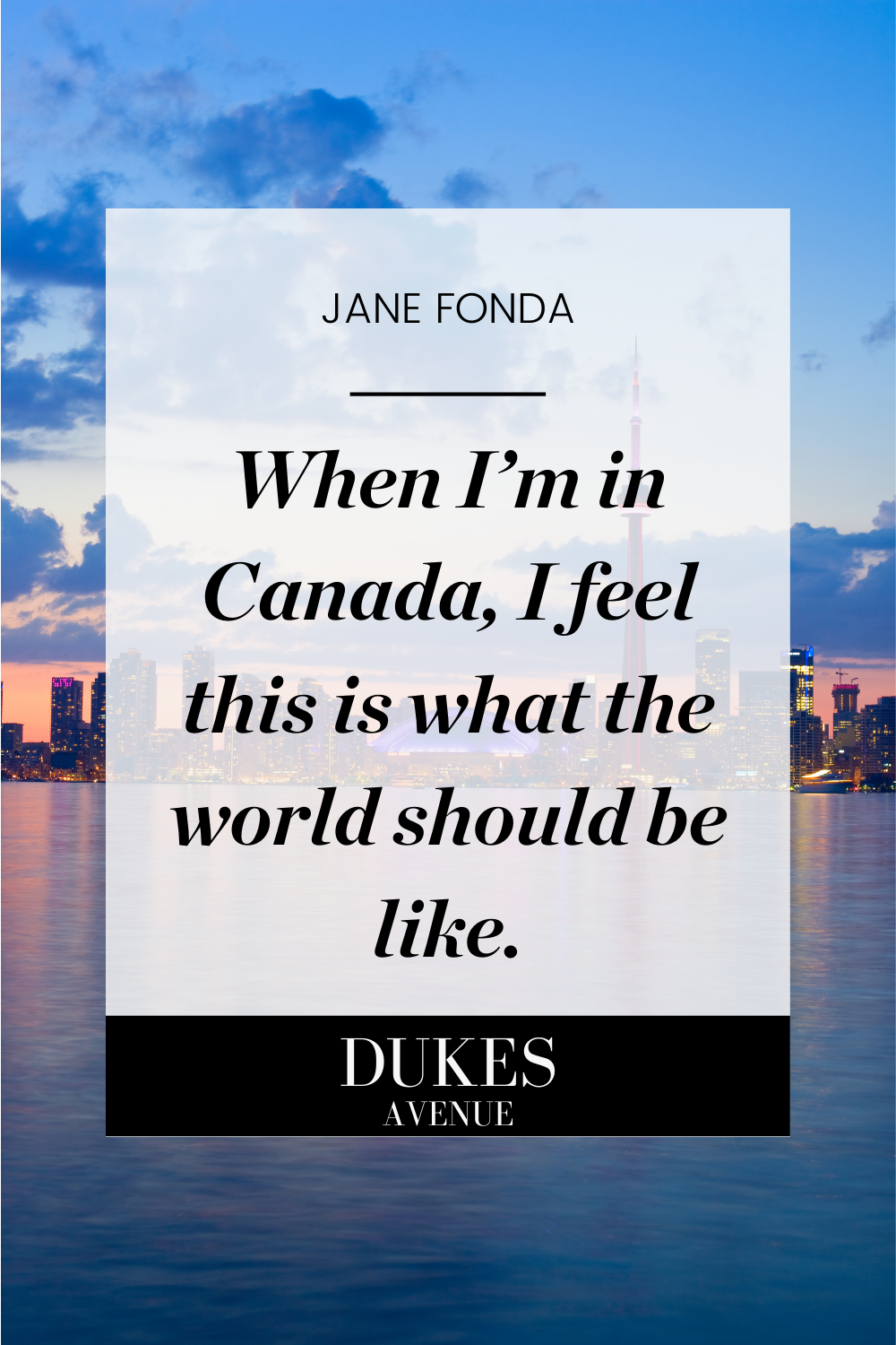 trip to canada quotes