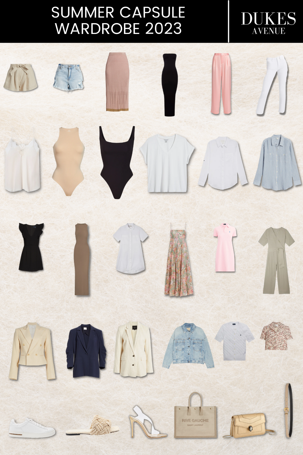 Build The Perfect Summer Capsule Wardrobe With Just 30 Items