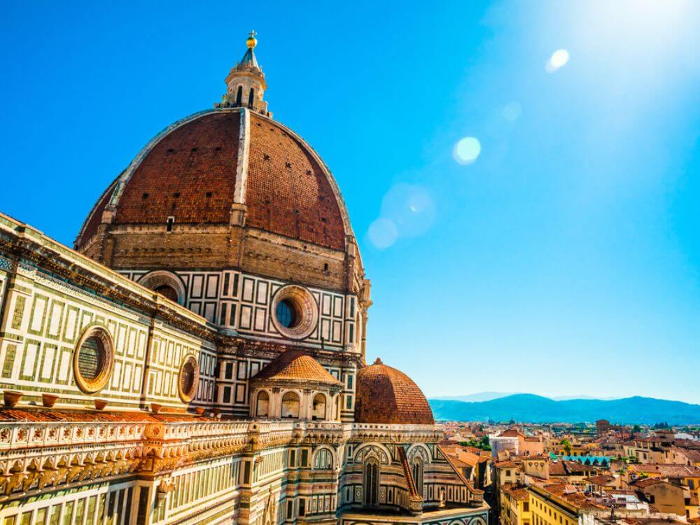 The Basilica di Santa Maria del Fiore in Florence Italy