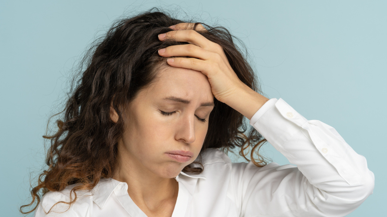 tired and frustrated woman