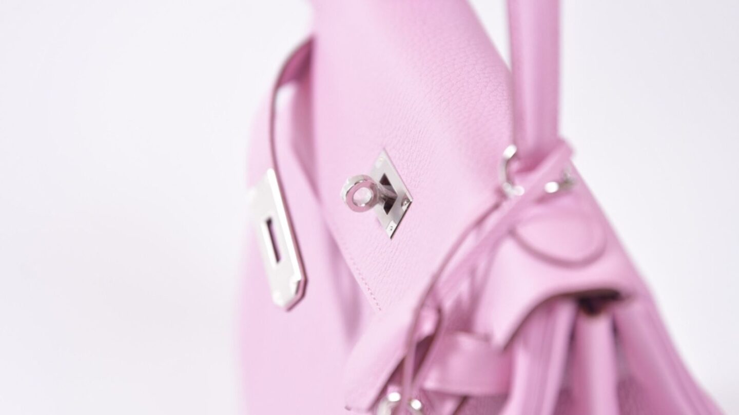 Pink Hermes Kelly Bag